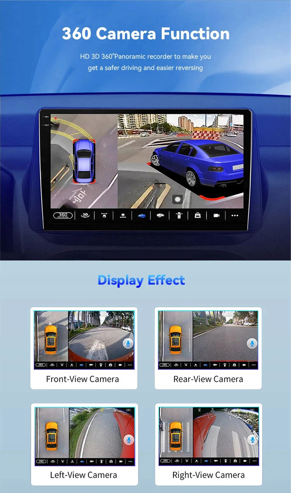 Android 14 Car Radio For Toyota Prius XW50 2015 - 2020 AI Voice Wireless Carplay Multimedia Video Player Navigation GPS Stereo