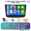 Android 14 For Benz Vito 2 Viano 2 W639 2003- 2015 2K QLED Android Car Radio Multimedia Video Player BT Stereo CarPlay Head Unit