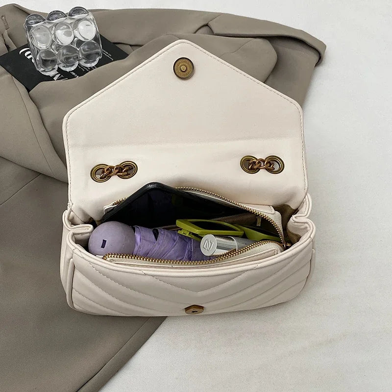 Luxury Ladies Handbag Genuine Leather Shoulder Bag Women's Crossbody Tote Elegant Designer