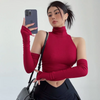 2023 New Spicy Girls Y2k Tops Oversleeve Sexy Turtleneck Tank Top for Women's Slim Fit Short tshirt Skinny Streetwear Crop Top