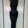 Fashion Black 3D Flower Bodycon Long Bandage Dress Celebrity Elegant Party Birthday Dress Women's Sleeveless Sexy Vestidos