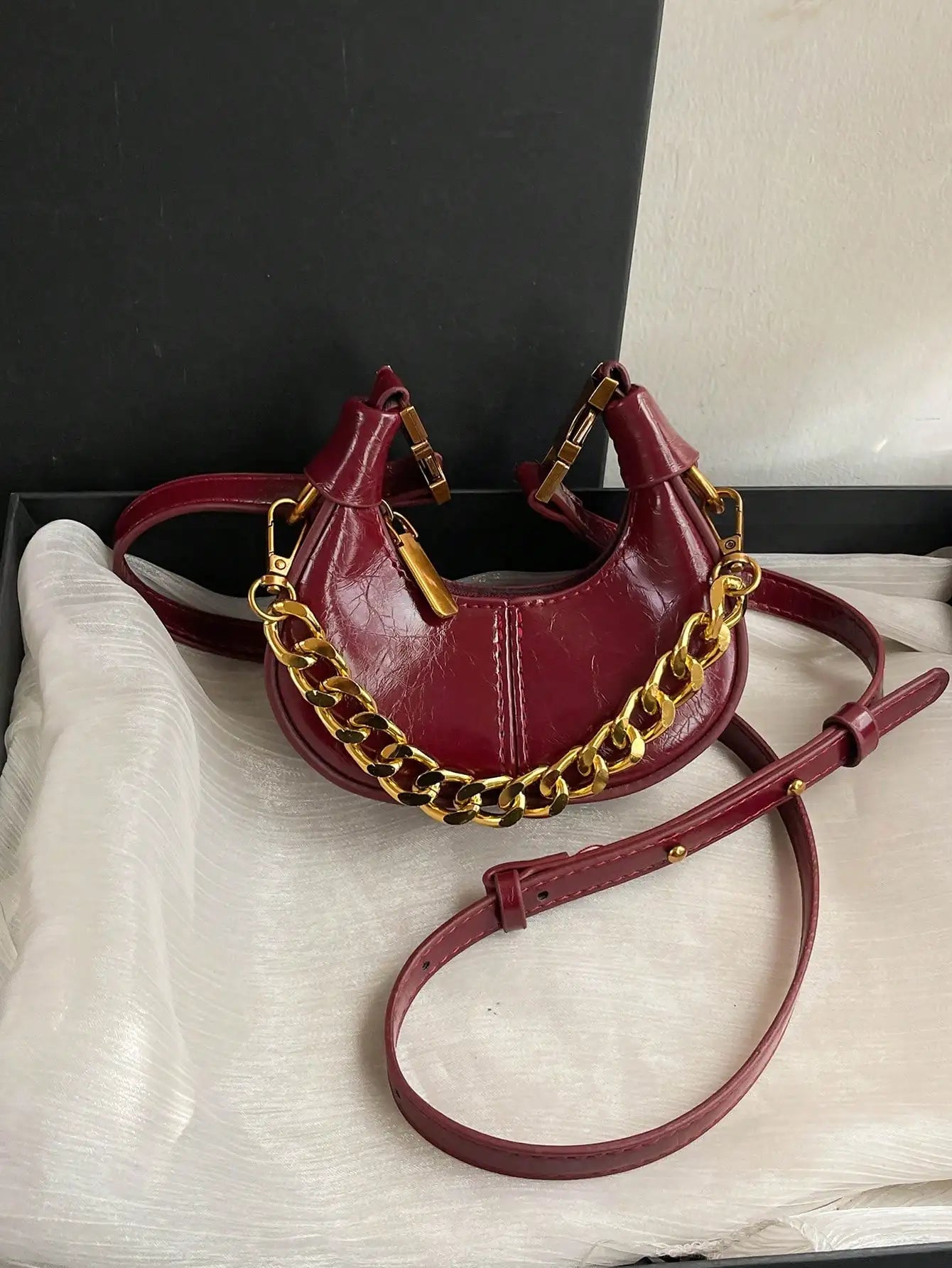 Fashionable Small Handbag, Minimalist Stylish Texture Elegant Style Shoulder Bag, New Casual 	Top Handle Bag For Women