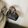 MOODS Designer Luxury Bags For Women Crocodile Pattern Top-handle Shell Bag With Snake Hardware Wild Shoulder Crossbody Handbags