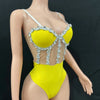 Multi colored triangle jumpsuit, party dress, birthday dress, bar party, dance party, dance team, gogo, women's bar, nightclub,