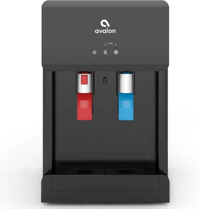B8BLK Countertop Touchless Bottleless Water Cooler-2 Stage Water Filters and Installation Kit Included, NSF Certified