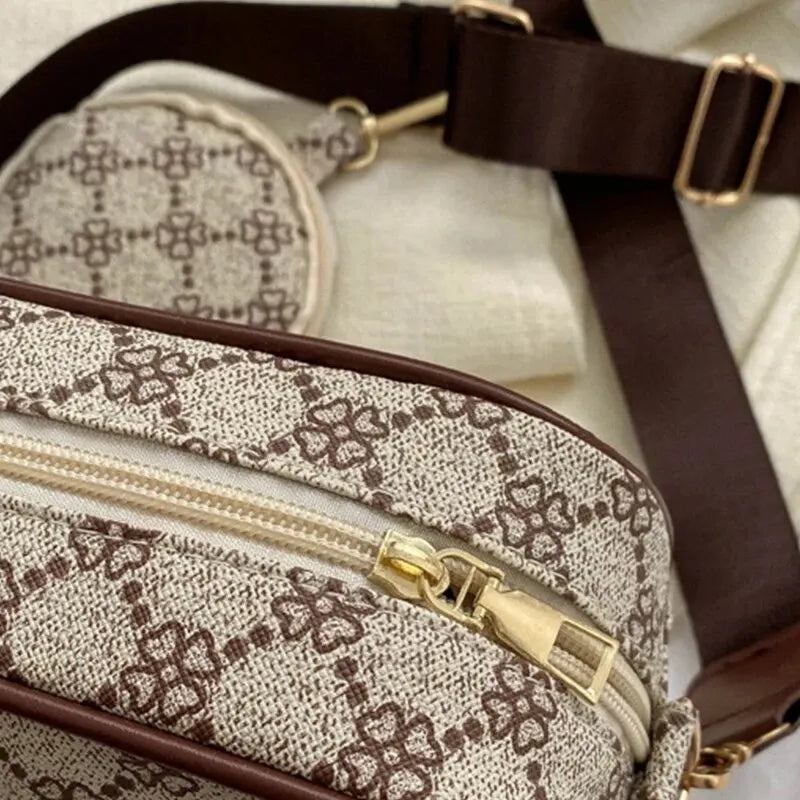 Vintage Fashion Handle Handbag Women Solid Soft PU Leather Women Shoulder Bag New Casual Designer Women Crossbody Tote Bag