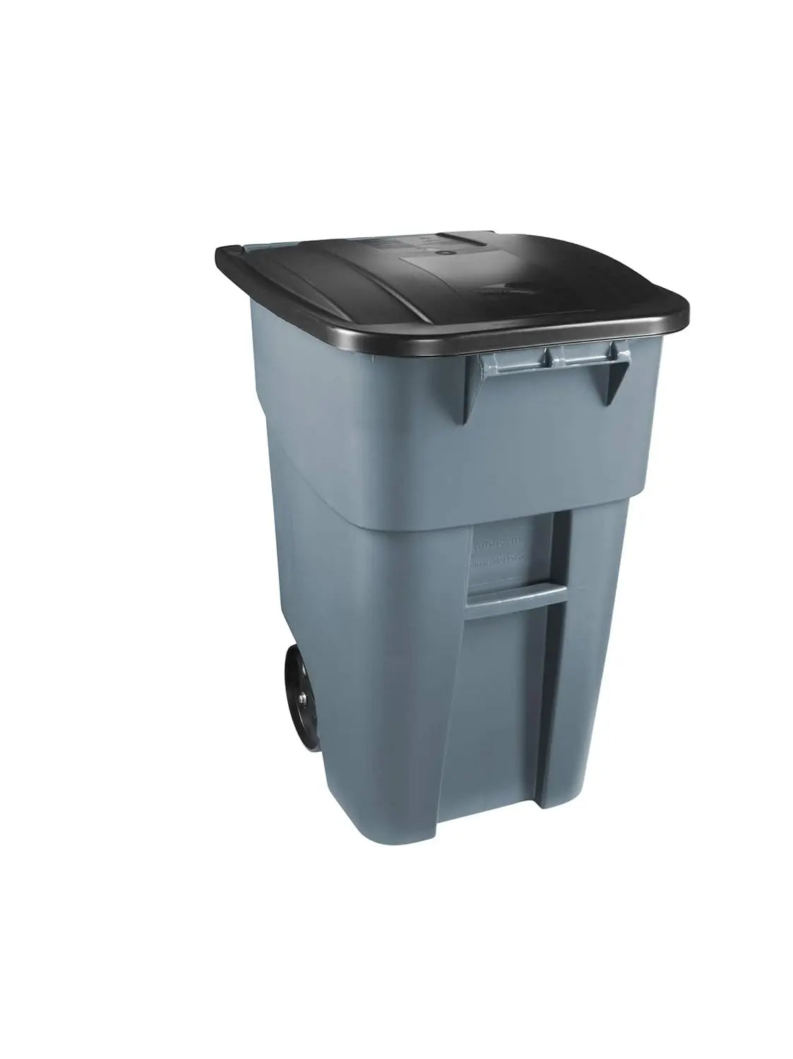 Commercial Products BRUTE Rollout Trash/Garbage CanBin with Wheels 50GAL Blu  for Restaurants Hospitals Offices Back of Hous