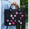 EVA Large Leather Shoulder Bag Handbag Tote Bag Storage for Women Casual Waterproof Beach Bag Hole Fit Charm Fashion Storage Bag