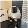 Luxury Designer Evening Clutch Clear Acrylic Women Handbags Fashion Shoulder Bag Half Moon Wedding Purses Party Tote Ladies