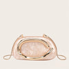 Women Acrylic Clutch Box Handbag Metal Handle Evening Bag Trendy Ladies Shoulder Crossbody Purse for Wedding Prom Cocktail Party