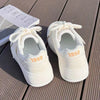 Platform Sneakers For Women Fashion White Sneaker Tennis Shoes Casual Low Top Leather Non Slip Sneakers