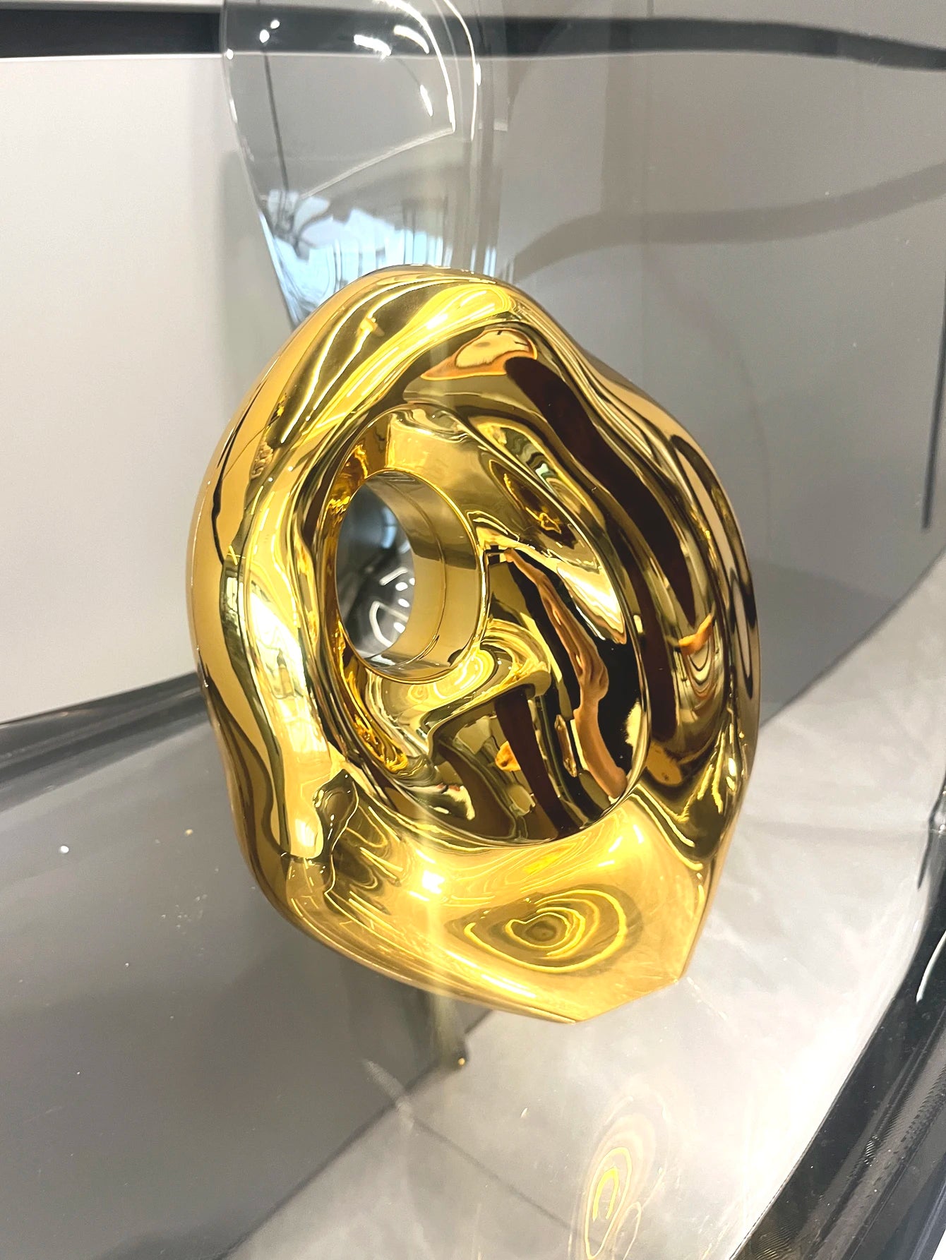 Golden Evening bag Purses and handbag luxury Designer shoulder bags funny shape Party Wedding Acrylic Shiny Clutch purse