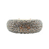 XIYUAN Oval Shaped Crystals Evening Clutch Bags Women Boutique Diamond Clutch Purses And Handbags Bridal Wedding Gem Phone Purse