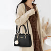 New Fashion Middle Aged Mom Shoulder Crossbody Bag Large Capacity Women's Handbag with Pendant