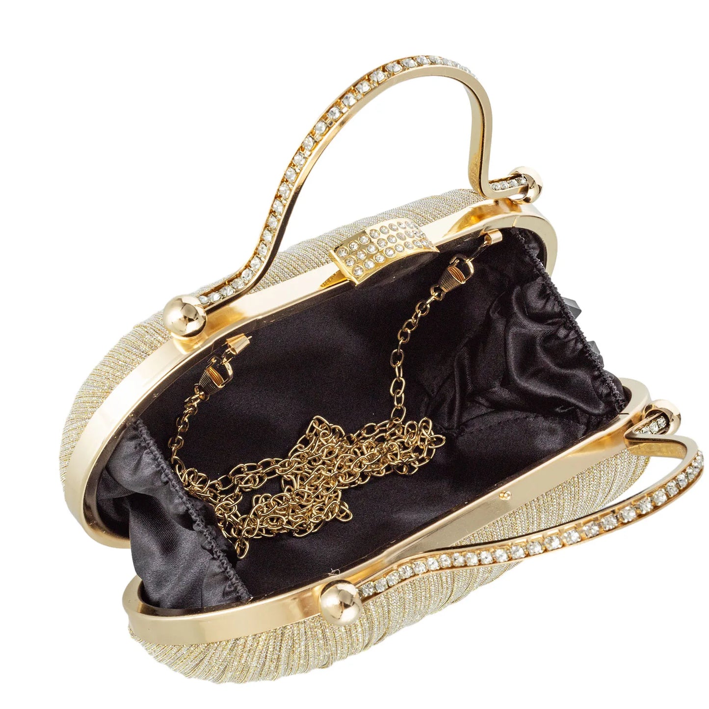 Glitter Bling Glamorous Evening Bags Mini Rhinestones Decorated Box Shaped Dinner Bags For Party Girl Women Dinner Prom Banquet