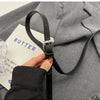 Vintage Y2K Small Chain Rivet Shoulder Bag Heart Shaped Purse Handbag Red PU Leather Gothic Tote Bag Fashion Women Crossbody Bag