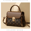 Bags for Women, Printed Fashionable Hand-Held Locks, Commuting Small Square Bag, Fashionable and Versatile Shoulder Crossbody Ba
