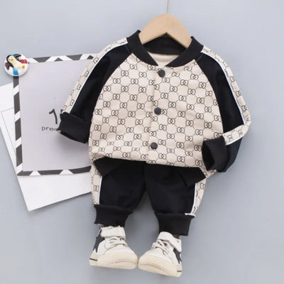 Baby Boys Clothes Sets Spring Autumn Toddler Fashion Cotton Coats Pants 2pcs Tracksuits For Bebe Infants Sports Suits Outfits 2Y