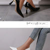 Shoes Woman 2024 Trend New Summer Red Heels Elegant Woman Black Heeled Pointed Toe Pumps Dress Leather White Ladies Shoe