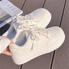 Platform Sneakers For Women Fashion White Sneaker Tennis Shoes Casual Low Top Leather Non Slip Sneakers