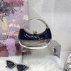 Luxury Brand Evening Clutch Acrylic Shell Bag Ladies Handbag Fashion Shoulder Bag Half-moon Design Wedding Purse Party Handbag