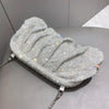 Shiny handle Rhinestones Handmade Evening Clutch Bags New Folds Purses And Handbags Luxury Designer Wedding Party High Quality