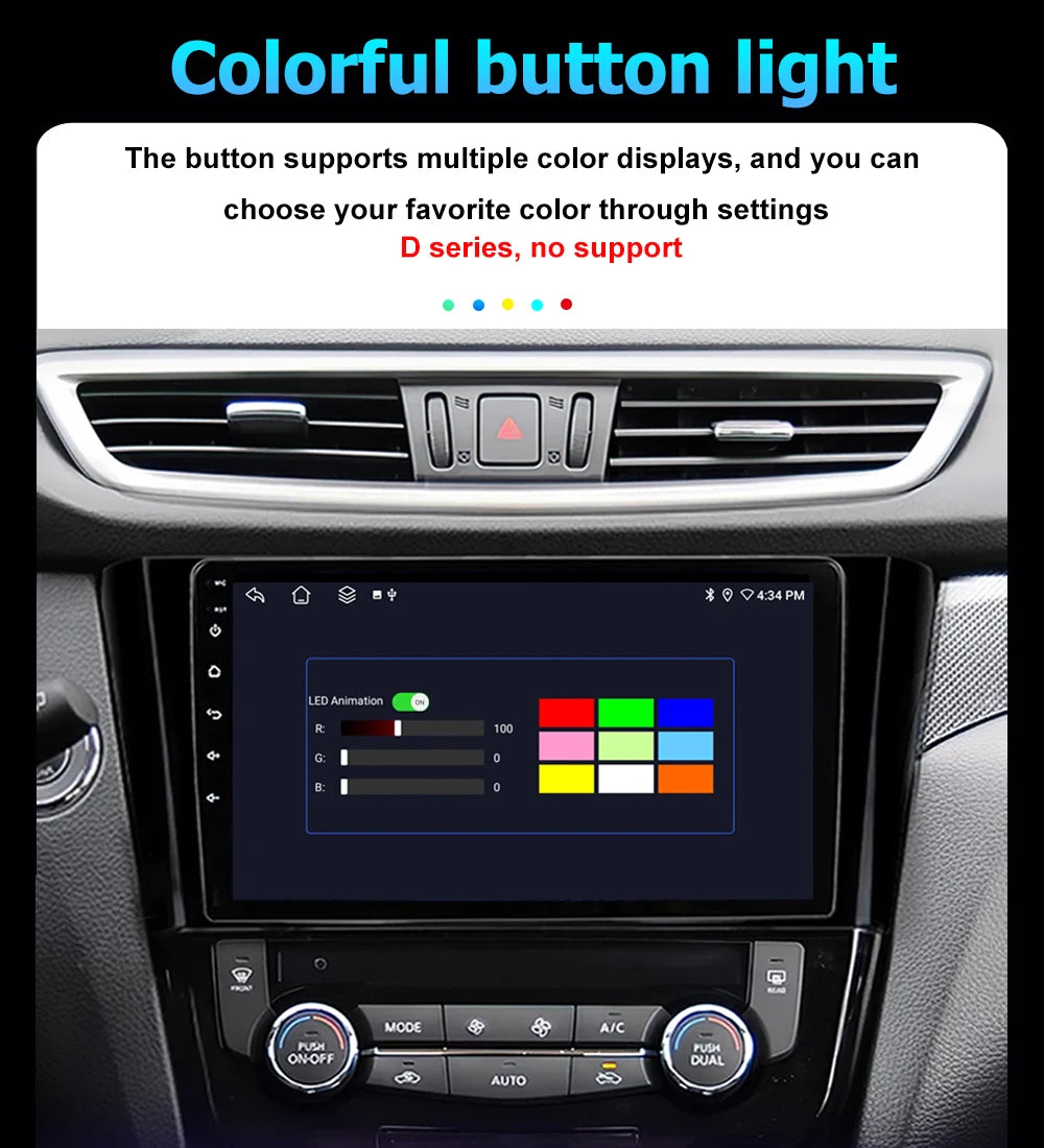Android Auto Carplay For Ford Fiesta 2009-2017 Car Radio GPS Navigation Multimedia Video Player Tools Head Unit 4G BT No 2din