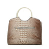 New Fashionable Large Capacity Crocodile Pattern Handbag Trendy Women's Crossbody Bag Quality Single Shoulder Bag Motorcycle Equ