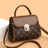 Bags for Women, Printed Fashionable Hand-Held Locks, Commuting Small Square Bag, Fashionable and Versatile Shoulder Crossbody Ba