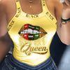 Fashion Women's Sexy Sling Print T-Shirt Small Vest Top Summer Casual Cool Sleeveless Top