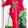 Elegant African Dresses for Women 2025 New Africa Clothing Plus Size Turkey Wedding Party Long Dress Dashiki Ankara Outfits Robe