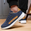 NKLSA New Men's Shoes Spring Autumn Waterproof Walking Sneakers Casual Men Leather Sneakers Non-Slip Shoes Mens Tennis Shoes