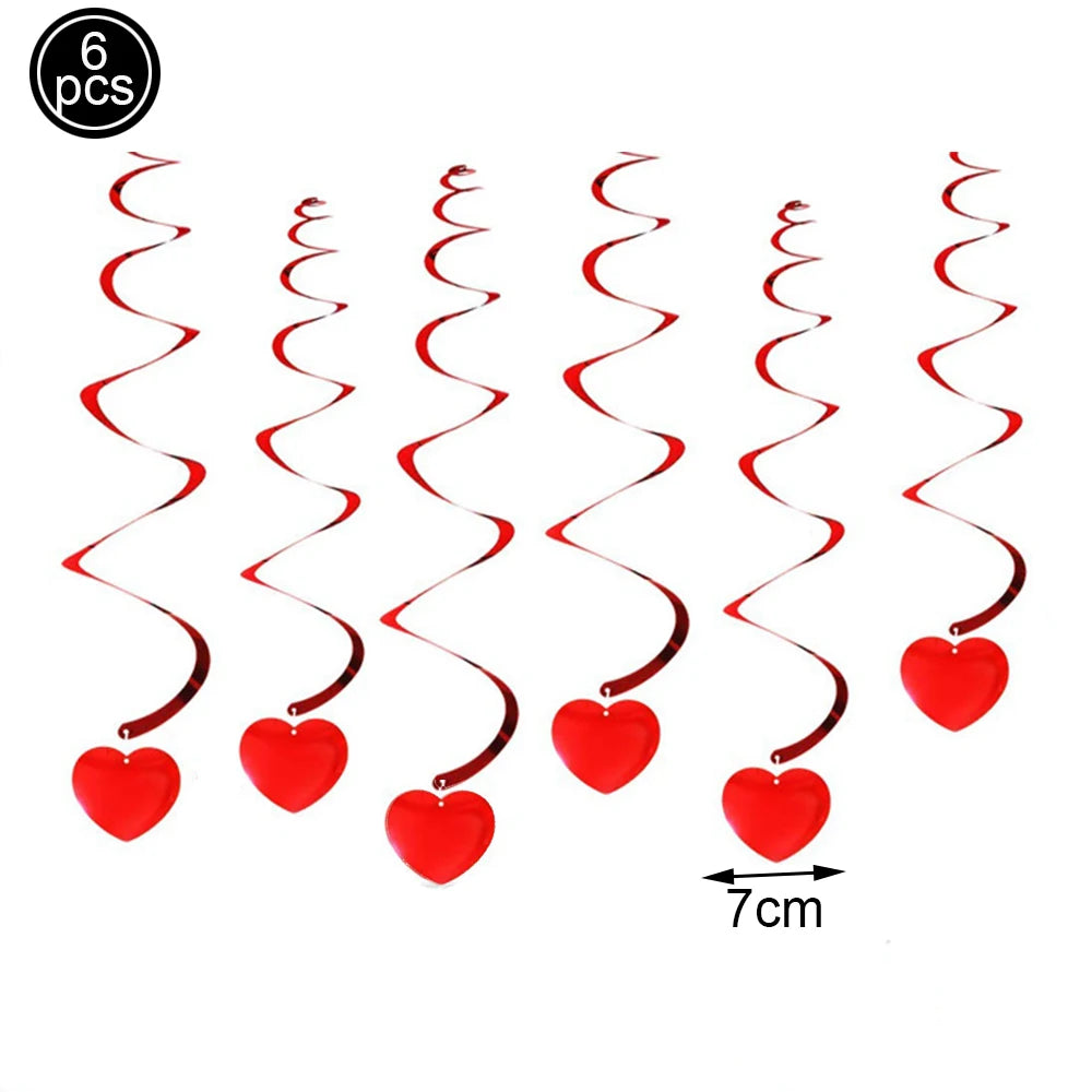 Happy Valentines Letters Foil Balloon Love Letter Balloons Heart Shaped Balloon Wedding Party Valentines Day Home Decorations