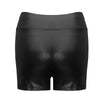 2024 Sexy Womens Shorts Shiny Elastic High Waist Shiny Faux PU Leather Short Pants Slim Hot Dance Clubwear Mini Shorts
