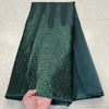 2025 African Nigerian Tulle Lace Fabric Organza Embroidery High Quality Brocade Jacquard 5Yard for Party Gown Dress YXZ157