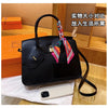 New Birkin Bag Handbag Lychee Grain Large Capacity Advanced Sense Kelly Bag Single Shoulder Crossbody Bag for Women