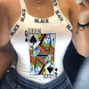 Fashion Women's Sexy Sling Print T-Shirt Small Vest Top Summer Casual Cool Sleeveless Top