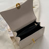 Bow Decor Lightweight Flap Bag, Business Casual Mini Women's Shoulder Bag Skinny Scarf Decor Square Bag For Teen Girls Women