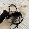 MOODS Designer Luxury Bags For Women Crocodile Pattern Top-handle Shell Bag With Snake Hardware Wild Shoulder Crossbody Handbags