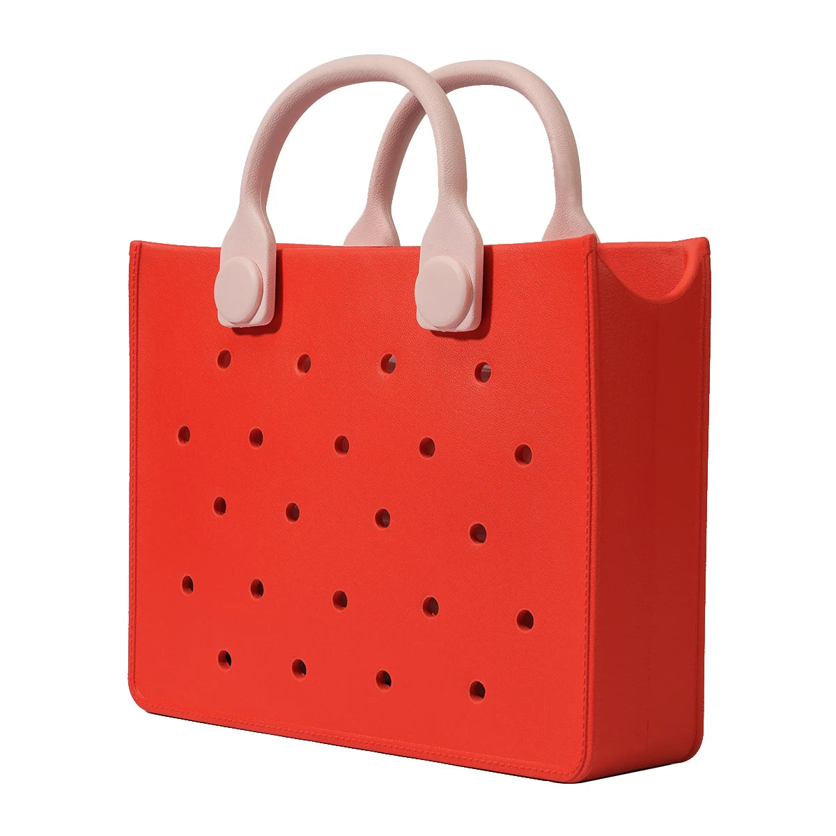 EVA Large Leather Shoulder Bag Handbag Tote Bag Storage for Women Casual Waterproof Beach Bag Hole Fit Charm Fashion Storage Bag