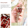 POEDAGAR Top Elegant Women Wristwatch Waterproof Date Ladies Watch Stainless Steel Rectangle Quartz Women's Watches Female Reloj