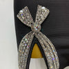 Women Celebrity Sexy V Neck Beading Black Mini Bodycon Bandage Dress Luxury 2025 Knitted Elegant Evening Club Party Dresses