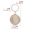 Women Evening Bags Pearl Lady Clutch Bags Beading Diamonds Party Wedding Prom Glitter Banquet Handbags Ball Design Handle Glamor