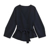 TRAFSHE Spring Women Shoulder Pad Belt Knit Blazer Women Retro V-neck Long Sleeve Versatile Female Coat Women Clothes 9598/128
