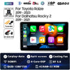 Android 14 Carplay Auto For Toyota Raize 1 2019 - 2023 For Daihatsu Rocky 2 2019 - 2021 Car Radio Multimedia Video Player GPS 4G