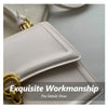 Bow Decor Lightweight Flap Bag, Business Casual Mini Women's Shoulder Bag Skinny Scarf Decor Square Bag For Teen Girls Women