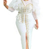 Elegant African Dresses for Women 2025 New Africa Clothing Plus Size Turkey Wedding Party Long Dress Dashiki Ankara Outfits Robe