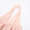 Weird Puss Tierred Tassel Dress Women Backless Sleeveless Halter Gradient Color Lace Pleated Sexy Beach Vacation Party Bodycon