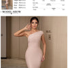 Adyce 2023 New Summer Women Bandage Dress Sexy One Shoulder Sleeveless Ruffles Nightclub Celebrity Evening Party Mermaid Dresses