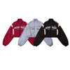 American Retro Spice Girls Tide Brand Short Trench Coat Women Y2K High Waist Motorcycle Wind Red High Street Baseball Uniform